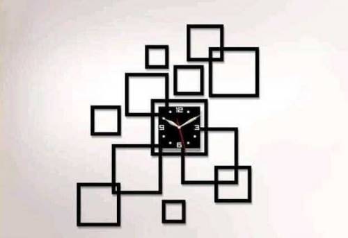 Wooden Boxes Clock 