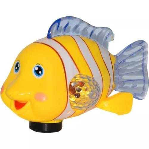 clown fish light and music sound battery operated 