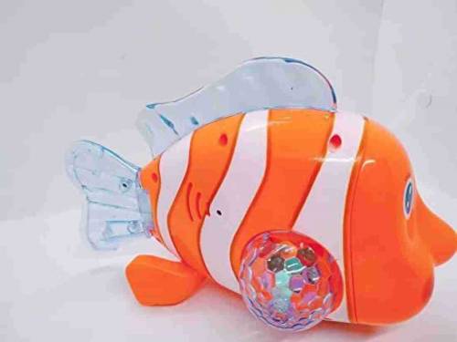 clown fish light and music sound battery operated 
