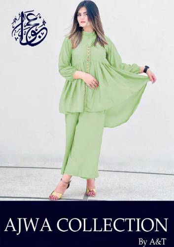 Front Embroidered With Pearls Attached Wastern Long Back Frock With Fl