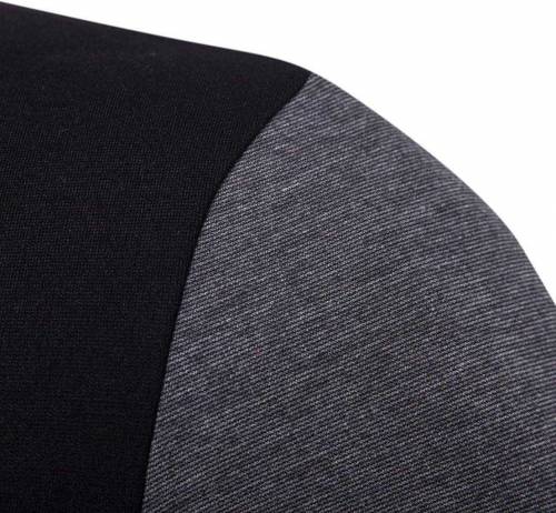 men's stitched pullover fleece kangaroo hoodies