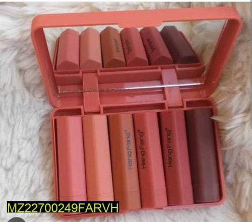 Mini Lipstick box pack of 6 Pieces (multi colors)