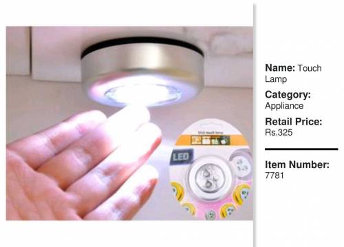 Touch Lamp Materialer 