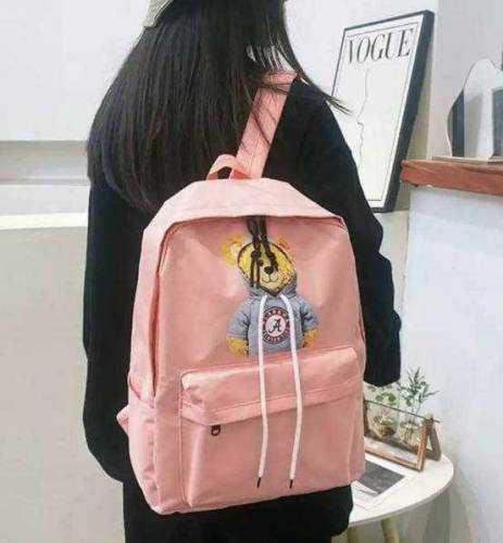 4Pcs Canvas Expensive Backpack 