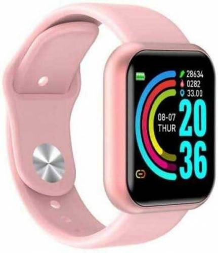 D20 Smart Watch pink color 