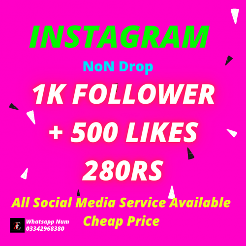 Instagram followers available cheap Price and other service available