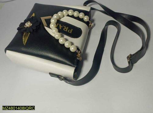 Women's PU Leather Plain Top Handle Shoulder Bag