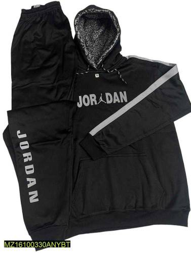 2 Pics Men's Stitched Hoodie Track Suit