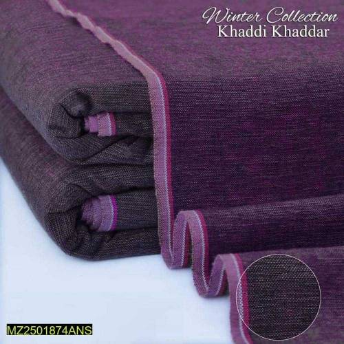 Men's Unstitched Khaddar plain Suit 