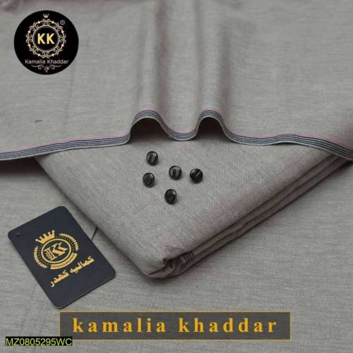 Men's Unstitched Khaddar plain Suit 