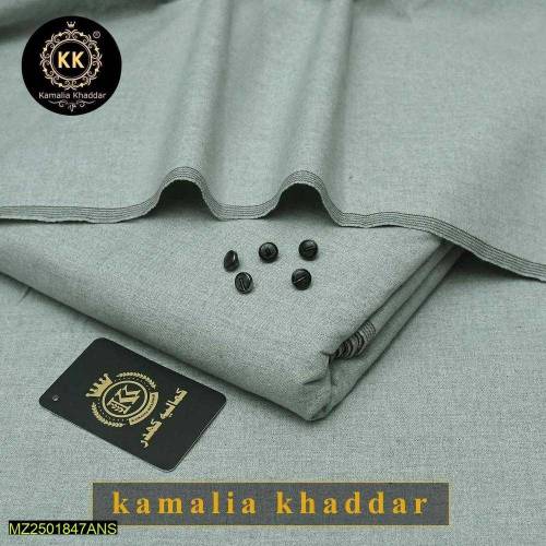 Men's Unstitched Khaddar plain Suit 