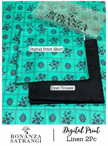 Bonanza Satrangi Winter Collection linen 2PC