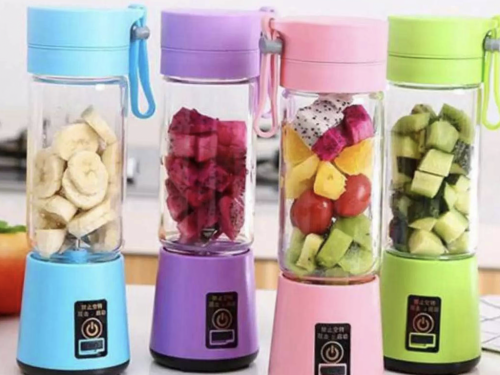 USB Rechargeable 6 Blades Mini protable juicer blender machine