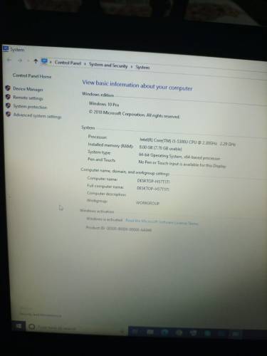 Intel Core i5 5th gen