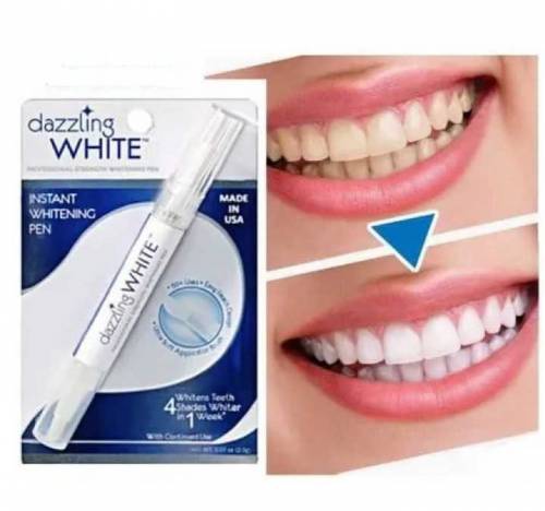 Instant teeth whitening pen