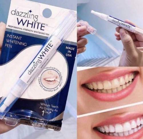Instant teeth whitening pen