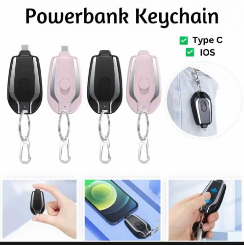 Key chain power bank mobile charger 