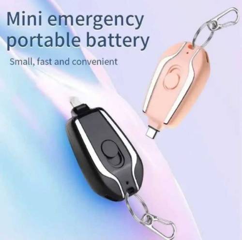 Key chain power bank mobile charger 