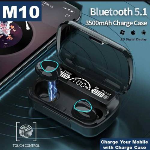 M10 & M90 Tws Airpods with super sound high Quality touch sencer True 