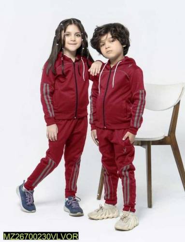 2Pc Kids Fleece Tracksuit 