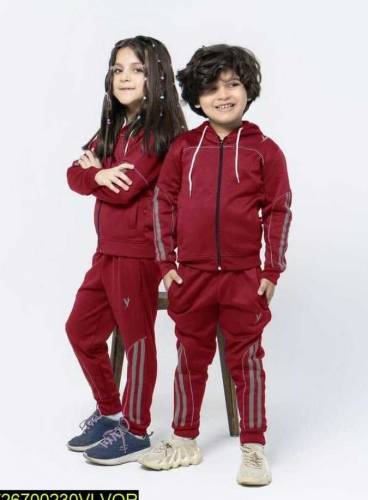 2Pc Kids Fleece Tracksuit 