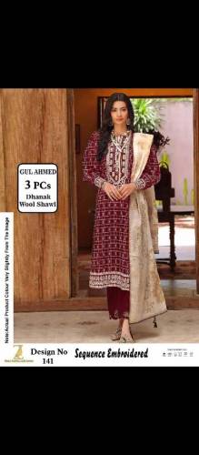 Dhanak 3Pcs Wool Shawl