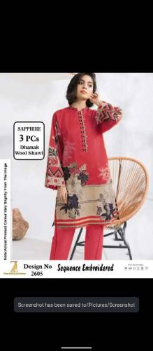 Dhanak 3Pcs Wool Shawl