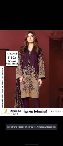 Dhanak 3Pcs Wool Shawl