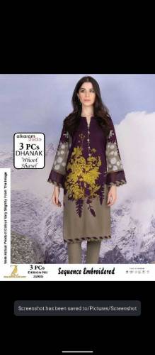 Dhanak 3Pcs Wool Shawl