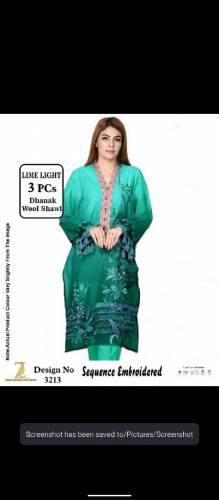 Dhanak 3Pcs Wool Shawl
