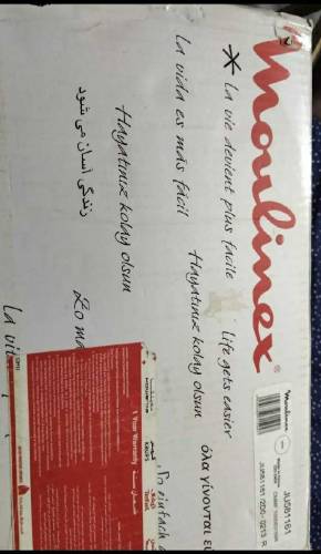 moulinex juicer set imported original Saudia purchased