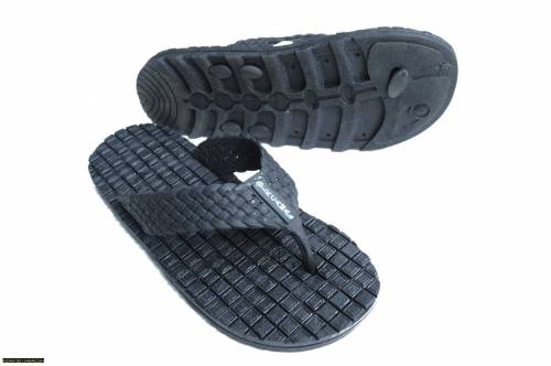 Black Camel Diabetic Flip Flop Slippers Black 