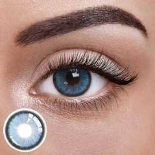 blue colour lenses