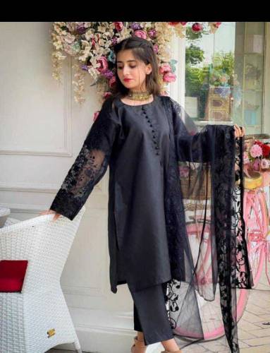 3 pcs stitched silk suits