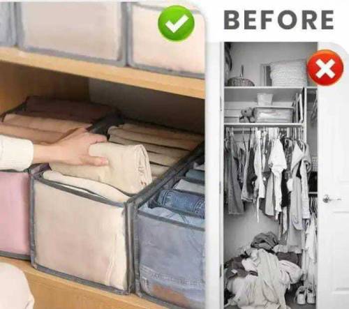 7 Grids Jeans Organizer