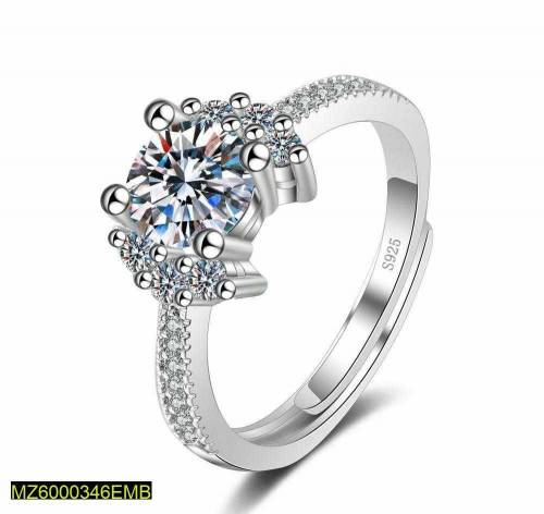 Crystal Diamond Ring 