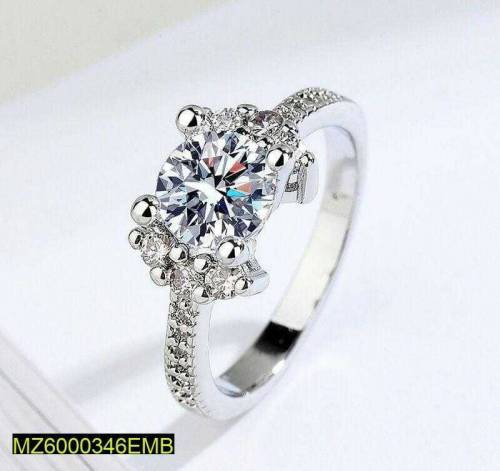 Crystal Diamond Ring 