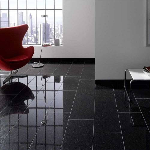 Absolute Black Granite available for flooring 