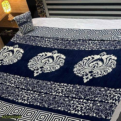 Printed Ac fleece Blanket Double bed