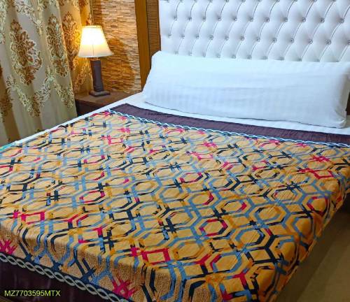 Printed Ac fleece Blanket Double bed