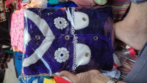 New born velvet suit