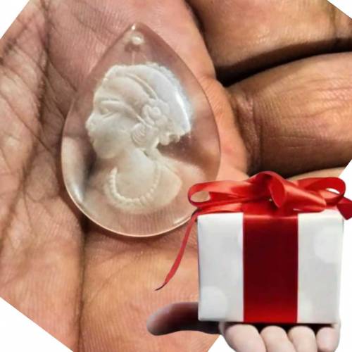 Dur e Najaf Locket With Stone Certificate 