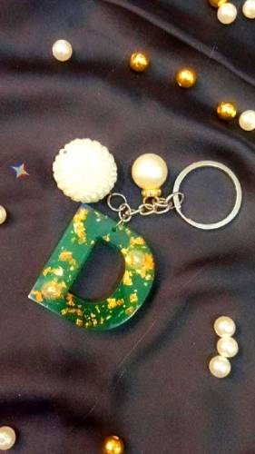 Handmade resin keychain 