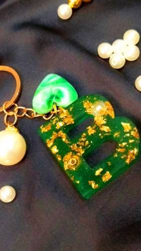 Handmade resin keychain 