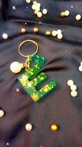Handmade resin keychain 