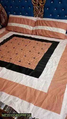 3 pc Duble Bedsheet