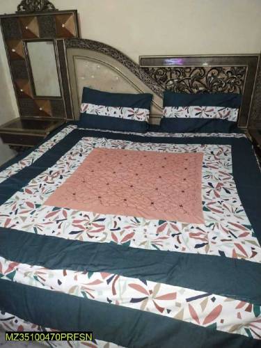 3 pc Duble Bedsheet