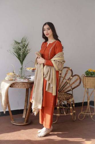 *Aisling | 3pc Dhanak | Winter Casual Collection* 