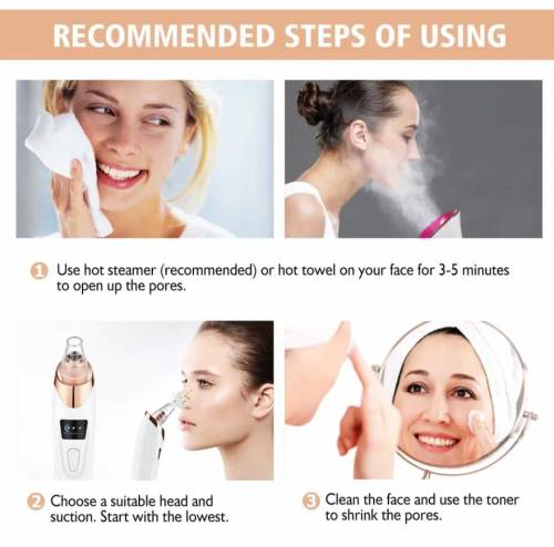 Black head remover machine l black and white head remover l pore clean