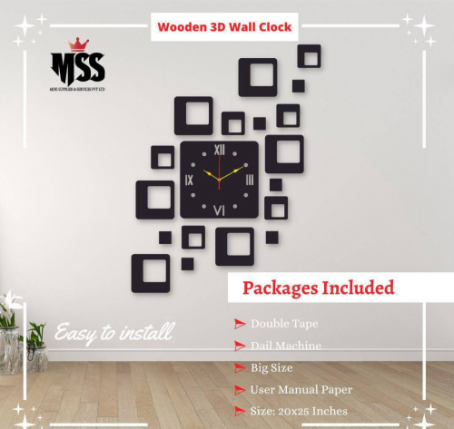 WOODEN WALL HANGING CLOCKS 